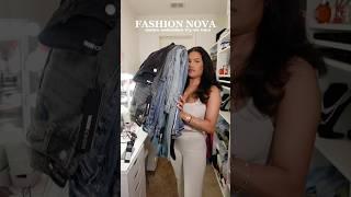 fashion nova jeans haul 