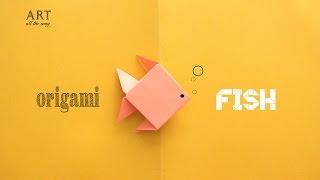 DIY Simple Origami Fish - Paper Craft Tutorial