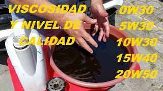 Viscosity And Quality Level Engine Oil