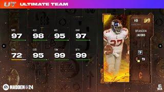 A QUICK GUIDE TO UNLOCKING BRANDON JACOBS CRUCIBLE FREE AT MAX LEVEL 50 IN MADDEN 24 ULTIMATE TEAM