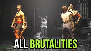 Mortal Kombat 1 - ALL Johnny Cage Brutalities 4k HDR Jean Claude Van Damme Skin