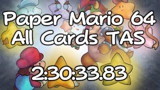 TAS Paper Mario - All Cards in 23033.83 by Malleo No Commentary