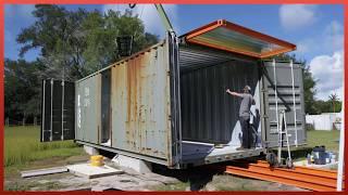 Man Builds Amazing DIY Container House  Low-Cost Housing Start to Finish by @PLAHOUSE-CONTAINER