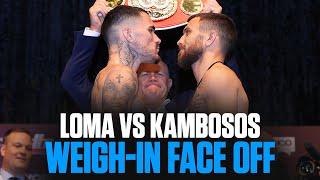 Vasiliy Lomachenko And George Kambosos Get Separated AGAIN  WEIGH-IN FACE OFF