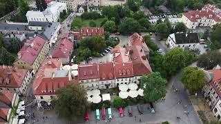 Sandomierz z drona