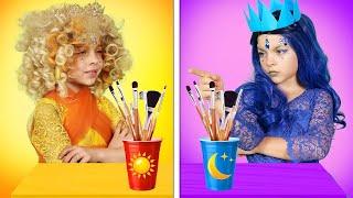 Tantangan Makeover Satu Warna Gadis Siang VS Gadis Malam – Gawai Kecantikan Luar Biasa