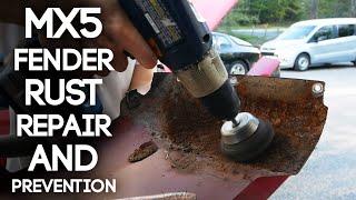 How To Fix and Prevent MX5 Miata Fender Rust  The ULTIMATE Guide