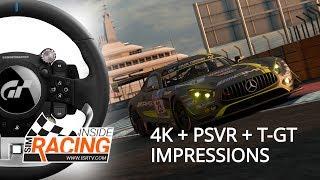 Gran Turismo Sport 4K + PSVR + Thrustmaster T-GT E3 2017 Impressions