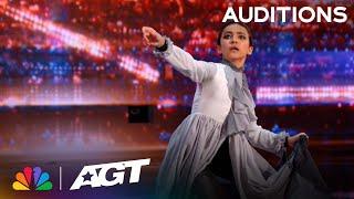 Mariandreas dancing will leave you SPEECHLESS  Auditions  AGT 2023