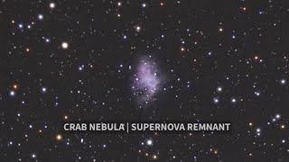 1 Minute of Crab Nebula Live View through my Telescope