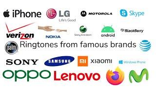 Ringtones from famous brands smartphone ringtones