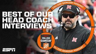 What You Might’ve Missed From GameDay’s Recent Coach Interviews  College GameDay Podcast