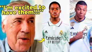  WOW LOOK AT WHAT ANCELOTTI SAID ABOUT THE ARRIVAL OF MBAPPÉ AND ENDRICK AT REAL MADRID