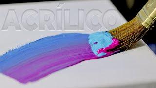 How to paint with acrylics  Complete tutorial for beginners