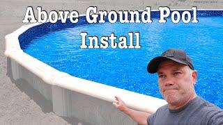 Above Ground Pool Install  Doughboy Pools