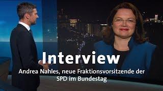 Interview Andrea Nahles über künftige Opposition