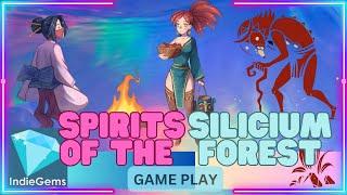 ** SPIRITS OF THE SILICIUM FOREST **  ¦  Gameplay Video ¦  - Interesting New Roguelike Deck Builder