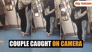 Young couple caught on camera kissing in #Bengaluru Metro video goes viral