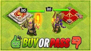 BUY OR PASS THE NEW CHAMPION QUEEN & KING SKIN IN CLASH OF CLANS