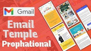 Professional Email Template design in Gmail  Easy Tutorial 2024