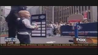 Brian Kilmeade Hits Trick Shot Titus Toddler In Face