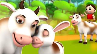 Gaiya Meri Aati Hai Hindi Nursery Rhymes for Kids गैया मेरी आती है  3D Animated Hindi Balgeet Poems