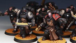 PAINTING A CRUSADER SQUAD  Full Recipe  Black Templars Project  New Scouts  Warhammer 40k