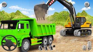 Excavator Dump Truck City Construction Simulator House Building Games BamBi Tv