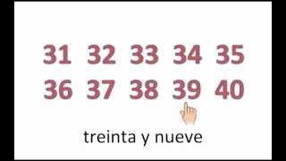 Spanish Numbers From 1 -100