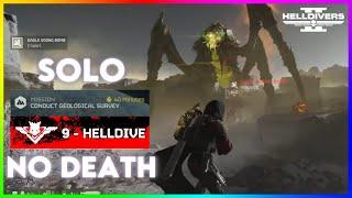 SOLO HELLDIVERS 2 on MAX DIFFICULTY NO DEATH  Conduct Geological Survey