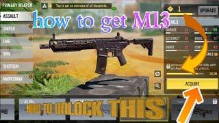 Call of duty mobile how to get unlock M13 and how to unlock this