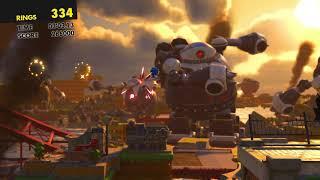 Sonic Forces - Stage 3 Ghost Town Ring Attack - 616 Rings