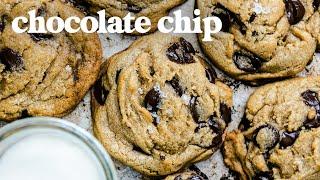 Worlds Best CHOCOLATE CHIP COOKIES Recipe Crunchy Outside Soft & Chewy Inside