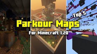 Top 5 Parkour Maps for Minecraft bedrock edition 1.20