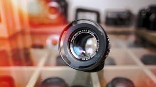 Lensa manual Vintage SMC Pentax 50mm f1.4 M series mount PK