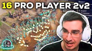 TOP 16 PRO Players 2v2 in AOE4 - Top Team Gamer Group Stage #1