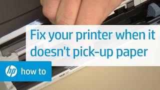 Fix your HP printer not picking up paper  HP Support