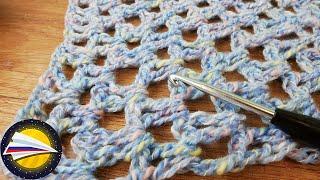 Легкий летний палантин крючком  Вязание летних шалей сеток  Вязание для начинающих