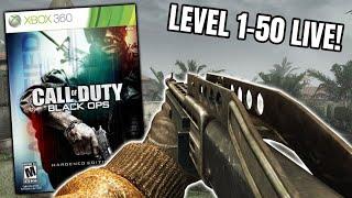 CoD Black Ops 1 Road To Commander LIVE In 2024.. LVL 1-50