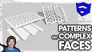 PATTERNS ON COMPLEX Faces with Flowify for SketchUp