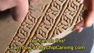 Chip Carving a Daisy Chain