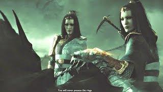 Shadow of War - Blade of Galadriel DLC - Nazgul Sisters Boss Fight & Past Story Cutscene