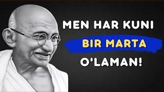 Mahatma Gandi Iqtiboslari Hikmatli Sozlari- Bu Sozlar Dunyoqarashingizni OZGARTIRADI