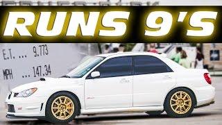 STOCK Long Block STi - 9.77 @ 147mph - WORLD RECORD