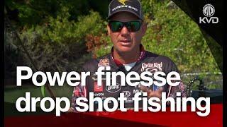 How to add power to your finesse fishing drop shot technique