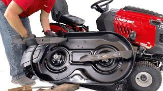 How to replace a blade on a Riding Lawn Mower  Riding Lawn Mower  Troy-Bilt