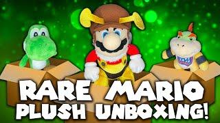 Rare Super Mario Plush Unboxing - Mario Party 5 Yoshi Bee Mario 2007 Sk Japan Bowser Junior