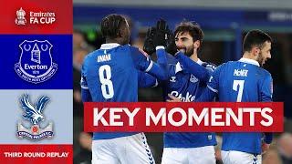 Everton v Crystal Palace  Key Moments  Third Round Replay  Emirates FA Cup 2023-24