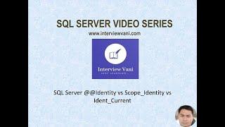 SQL Server @@Identity vs Scope_Identity vs Ident_Current