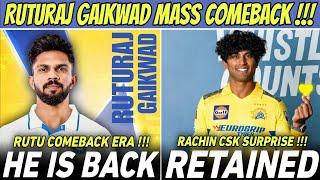 Ruturaj Gaikwad Comeback Vs BCCI Politics  Rachin Ravindra CSK Retentions Explained  IPL 2025 News